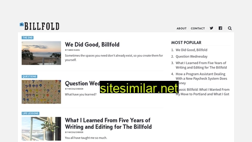thebillfold.com alternative sites