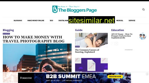 Thebloggerspage similar sites
