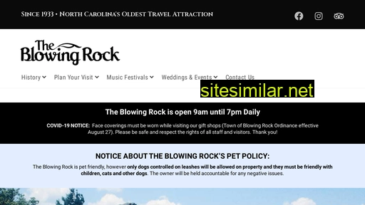 Theblowingrock similar sites