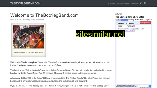 Thebootlegband similar sites