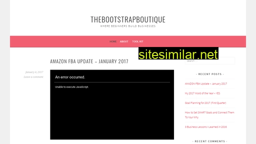 thebootstrapboutique.wordpress.com alternative sites