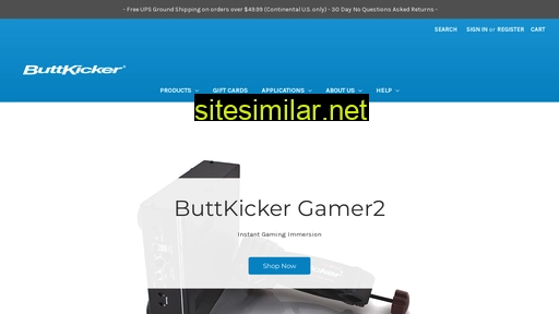thebuttkicker.com alternative sites