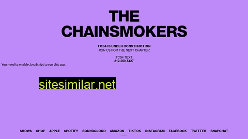 thechainsmokers.com alternative sites