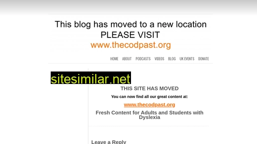 thecodpast.wordpress.com alternative sites