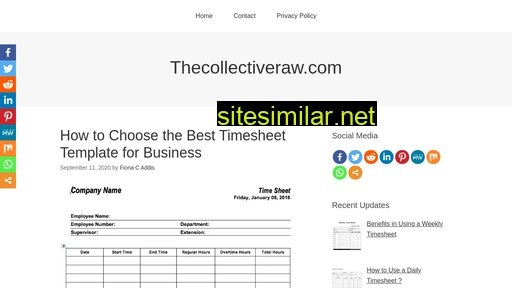 thecollectiveraw.com alternative sites