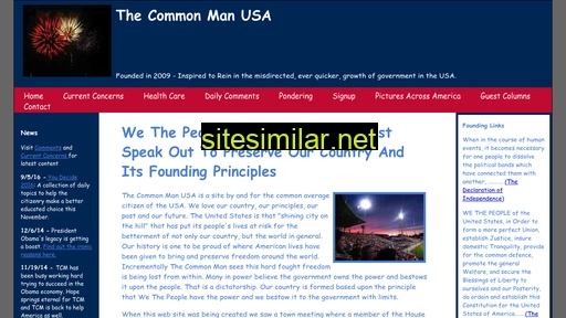 thecommonmanusa.com alternative sites