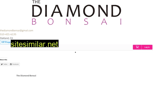 thediamondbonsai.com alternative sites