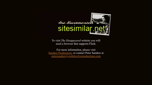 thedisappearedmovie.com alternative sites