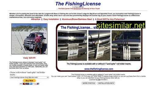 Thefishinglicense similar sites