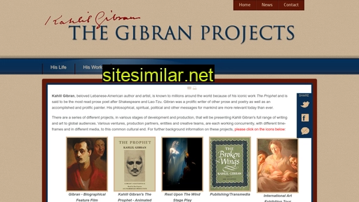 thegibranprojects.com alternative sites