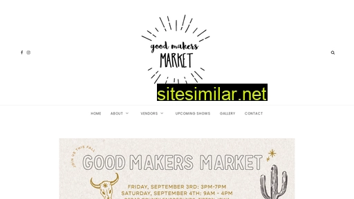 thegoodmakersmarket.com alternative sites