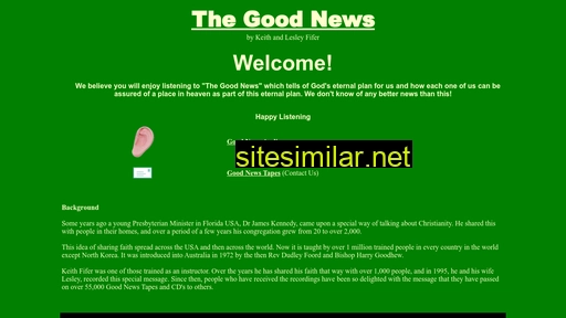 Thegoodnewsweb similar sites