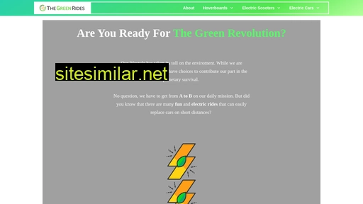 thegreenrides.com alternative sites