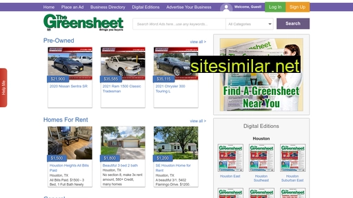 thegreensheet.com alternative sites