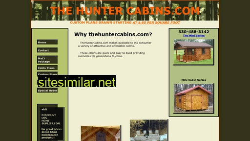 thehuntercabins.com alternative sites