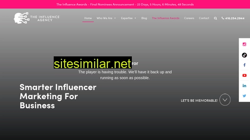 Theinfluenceagency similar sites