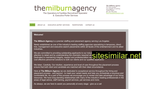 themilburnagency.com alternative sites