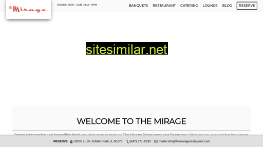 themiragerestaurant.com alternative sites