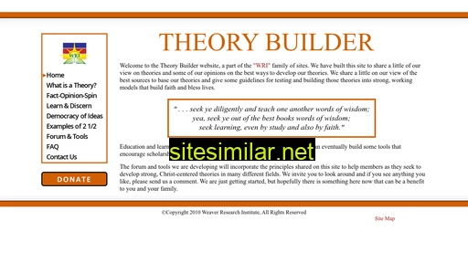 theorybuilder.com alternative sites