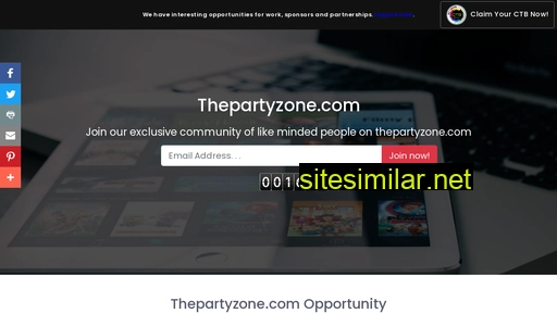 Thepartyzone similar sites