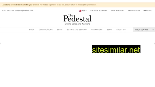 thepedestal.com alternative sites