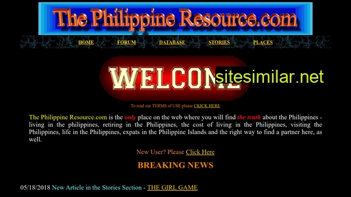 thephilippineresource.com alternative sites