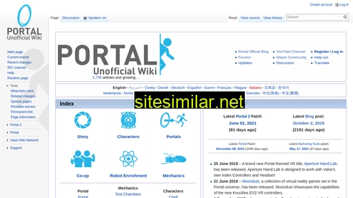 Theportalwiki similar sites