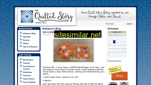 Thequiltedstory similar sites
