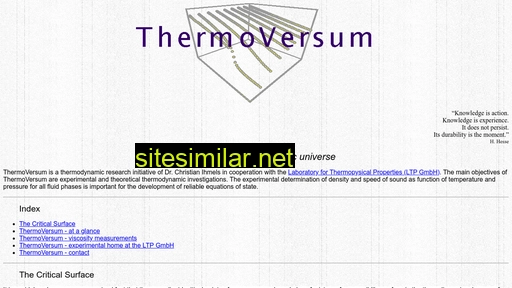 thermoversum.com alternative sites