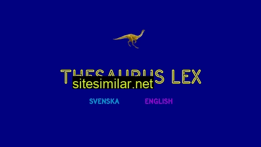 thesauruslex.com alternative sites