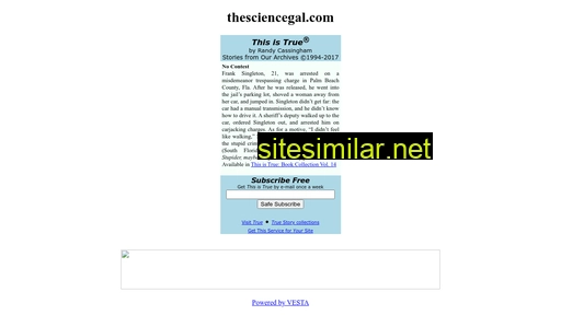 thesciencegal.com alternative sites