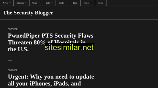 thesecurityblogger.com alternative sites