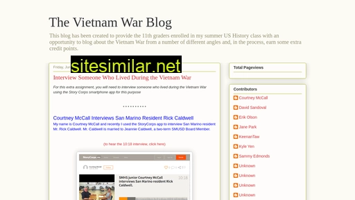 thesmhsvietnamwar.blogspot.com alternative sites