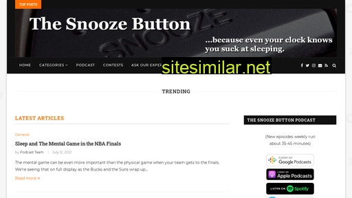 thesnoozebutton.com alternative sites