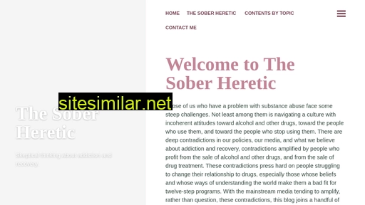 thesoberheretic.com alternative sites