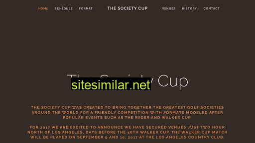 Thesocietycup similar sites