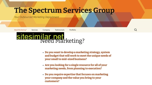 Thespectrumservicesgroup similar sites