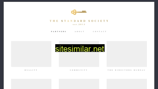 Thestandardsociety similar sites