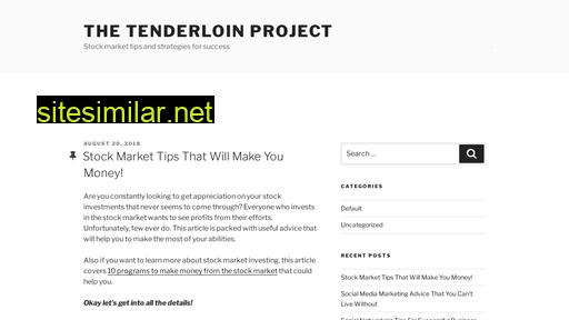 thetenderloinproject.com alternative sites