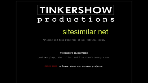 thetinkershowproductions.com alternative sites