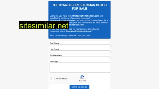 thetownoffortsheridan.com alternative sites