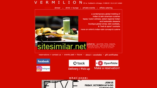 thevermilionrestaurant.com alternative sites