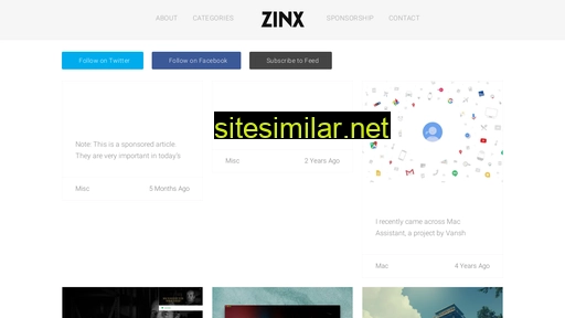 thezinx.com alternative sites