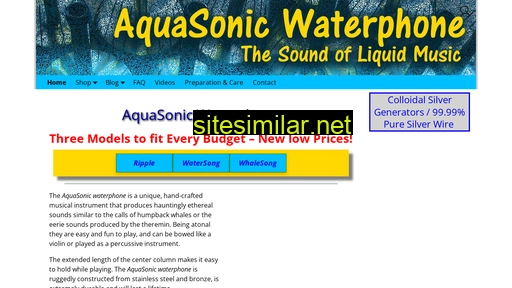 thewaterphone.com alternative sites