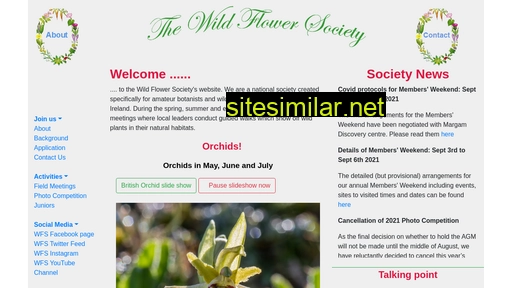 thewildflowersociety.com alternative sites