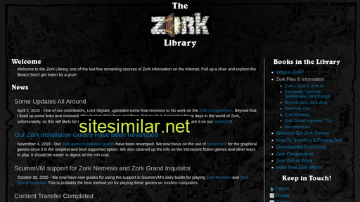 thezorklibrary.com alternative sites