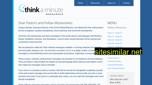 thinkaminute.com alternative sites