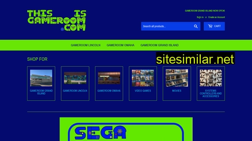 Thisisgameroom similar sites