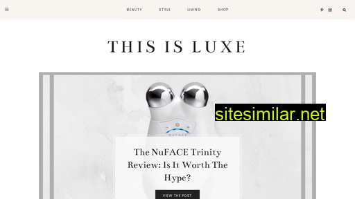 thisisluxe.com alternative sites