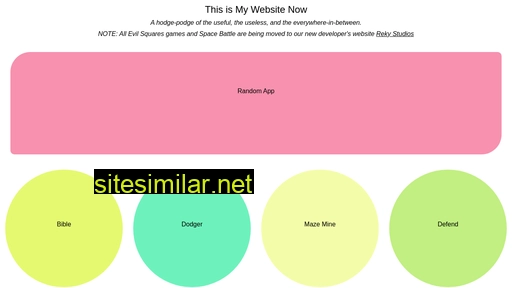 thisismywebsitenow.com alternative sites
